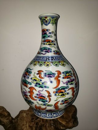 Fine Chinese Doucai Porcelain Vase 2