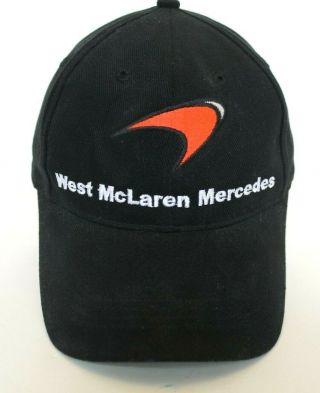 Vintage Authentic West Mclaren Mercedes F1 Team Ball Cap In Pristine