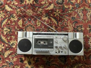 Vintage Emerson MM815 Boombox AM/FM Cassette Radio 3