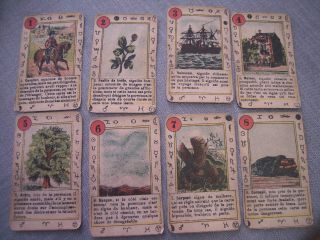 1900 Madame Lenormand Deck Antique Fortune Telling Tarot Cards 3