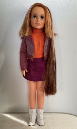 Ooak Ideal Crissy Doll Body With Harmony Doll Head Reroot Grow Hair