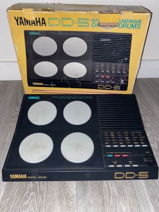 Yamaha Dd - 5 Digital Drum Pads Vintage