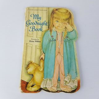 My Goodnight Book A Golden Sturdy Shape Board Book Eloise Wilkin Vintage