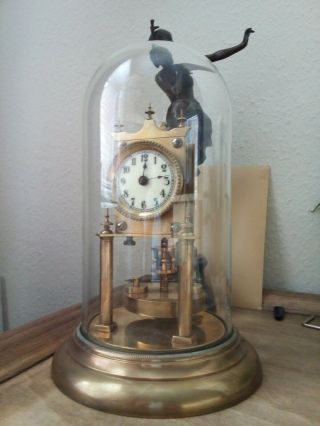 Juf 400 Day Torsion Anniversary Antique Dome Clock