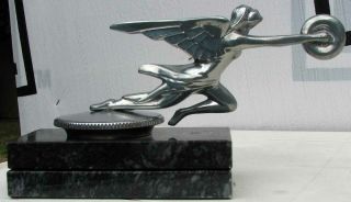 Rare Nos 1930 - 1937 Packard Style Goddess Of Speed Radiator Cap Mascot L@@k G437