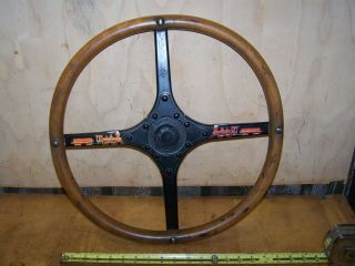 Antique 18 " Wood & Metal Automobile Or Railroad Locomotive Train Car Wheel