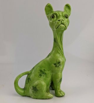 C1900 German Antique Bisque Porcelain Comical Cat Figure - Galle Louis Wain Type