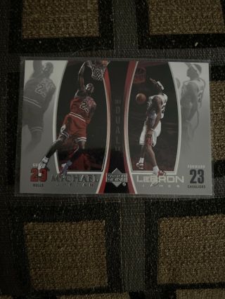 2005 - 2006 Upper Deck Dual Lebron James’s Michael Jordan Ljmj2