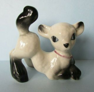 Fab Vintage Retro Cute Kitsch Hand Painted Lamb Ornament