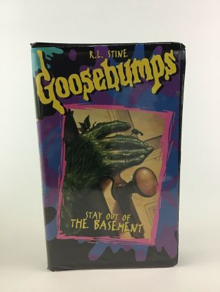 Goosebumps Stay Out Of The Basement 20th Century Vhs Cassette Tape Vintage 1996