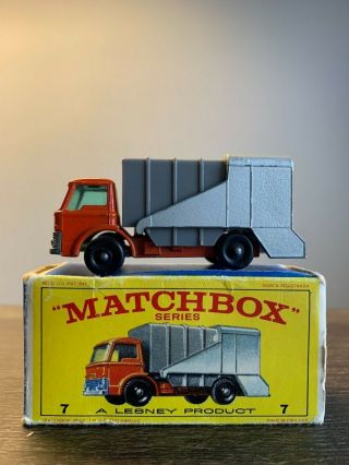 Vintage 1967 Lesney Matchbox Series No.  7 Ford Refuse Truck