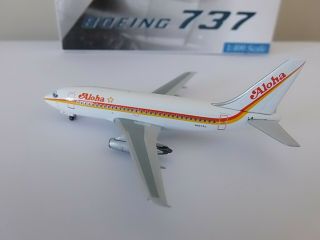 Aeroclassics Aloha Airlines 737 - 200 Diecast 1/400 Model N801al