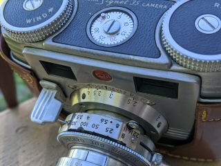 Vintage Kodak Signet 35 Camera Synchro 300 Shutter 44mm F/3.  5 Ektar Len W/case