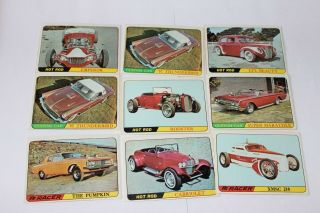 Hot Rods Topps 1968 George Barris Custom Cars Vintage Trading Card Set Of 18