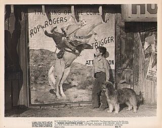 Michael Chapin Vintage 8x10 Press Photo 1952 Under California Stars Roy Rogers