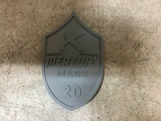 Vintage Mercury Mark 20 Face Plate