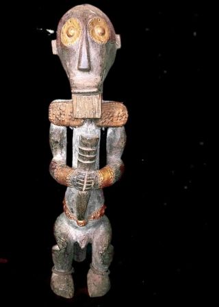 Old Tribal Fang Reliquary Figure - - Gabon Bn 46