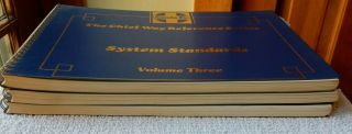 Santa Fe " The Chief Way Reference Series " System Standards,  3 Volumes (1 - 3)