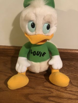 Vintage 12 " Louie Plush Toy From Duck Tales 1986 Hasbro The Walt Disney Company