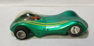 Vintage Slot Car 1/24th Bubble Top Body With Unknown Chassis