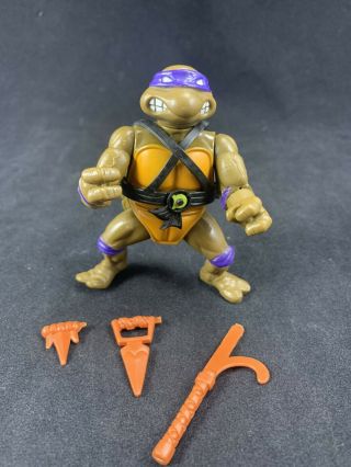 Vintage 1988 Donatello Hardhead Ninja Turtles Collectible Tmnt Figure