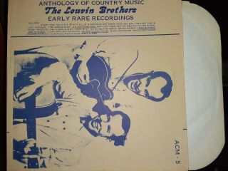 Vintage Anthology Of Country Music The Louvin Brothers Early Rare Recordings
