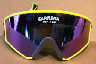 Carrera Retro Ski Snowboarding - Watersports Goggles - Mirrored Lens - Vintage