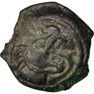 Monnaies Antiques,  Bituriges Cubes,  Incertaines,  Bronze Au Loup Et Au 62010