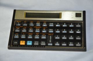 Vintage Hp12c Financial Calculator Hewlett Packard - Great
