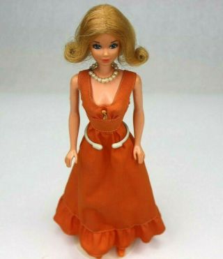 Vintage Miss America Quick Curl Barbie Doll With Deluxe Quick Curl Pj Outfit