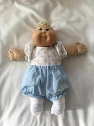 Vintage 14” Cabbage Patch Kids Preemie Girl Doll By Coleco Dated 1985