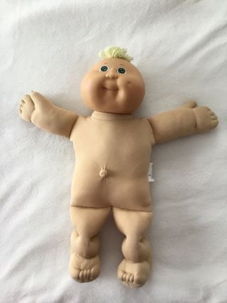 Vintage 14” Cabbage Patch Kids Preemie Girl Doll By Coleco Dated 1985 3