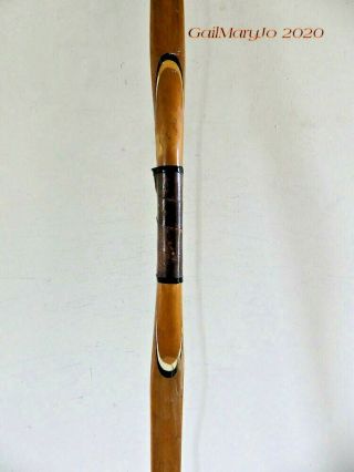 Vtg Rh Wood Archery Long,  Stick Recurve Bow 67 " Stamped Wsnl