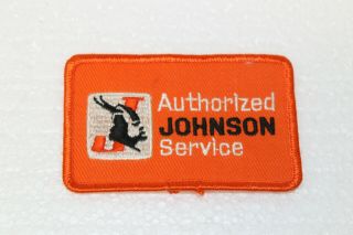 Nos Vintage E.  F.  Johnson Embroidered Authorized Service Patch