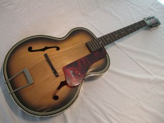 Vintage 1967 Harmony 1215 Archtop Acoustic Guitar Luthier 