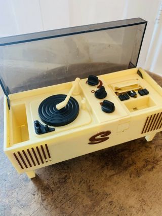 Vintage 1978 Sindy Music Center Stereo Transistor Am Radio Marx Toys