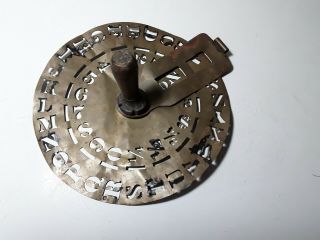Vintage Metal Stencil Wheel