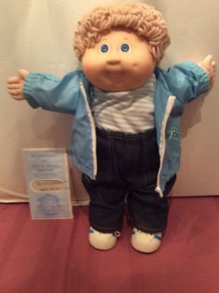 1983 Boy Cabbage Patch Doll With Papers
