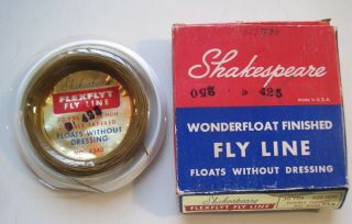 Vintage Flexflyt Fly Line Shakespeare Fishing Line Wonder Float Double Tapered
