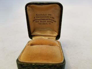 Vintage S.  Tronstein Sons - Ring Presentation Box (only)