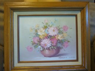 Vintage Framed Oil Painting By Robert Cox