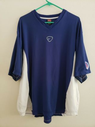 Vintage Nike Paris Saint - Germain Psg Training Jersey/shirt Xxl