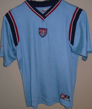 Vintage Nike Usa Soccer Jersey Size M (8 - 10)