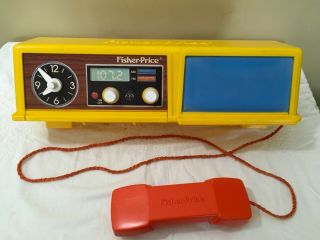 Vintage Fisher Price Fun With Food Kitchen Replacement Part Top Shelf W Phone