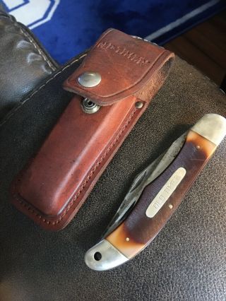 Vintage Old Timer Schrade 250t Made In Usa Folding Pocket Knife
