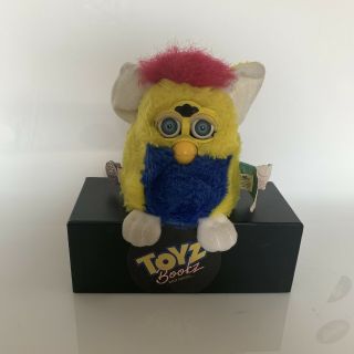 1999 Furby Babies Tiger Electronics Yellow Blue Pink Vintage With Tag