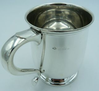 Georgian Style Solid Silver Half Pint Mug (cup,  Tankard) - 210g