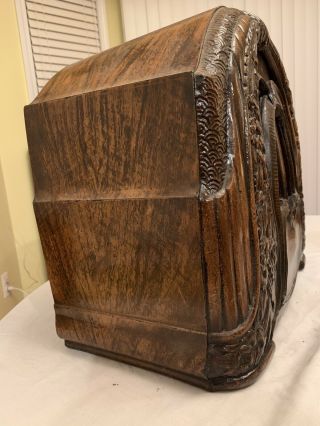 Antique 1931 Crosley Model 58 Buddy Boy Rep Wood Case Radio Rare Case Only 3