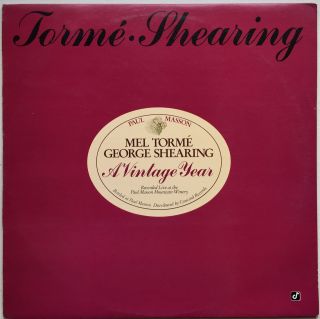 Mel Torme/george Shearing A Vintage Year 1988 Oz Concord Nm