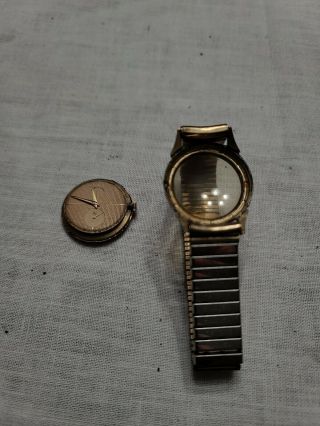 Vintage 14kt Gold Filled Lord Elgin 21 Jewels Watch Runs
